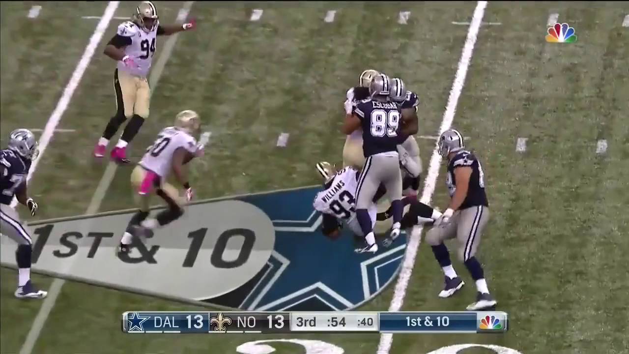Saints vs Cowboys 2015