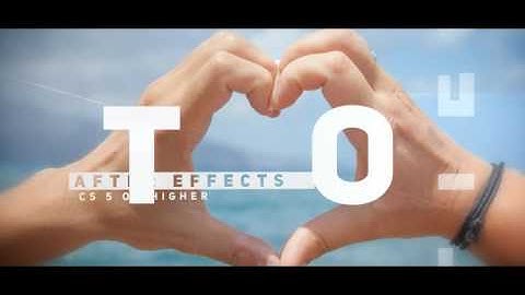 Modern Elegant Opener After Effects Template