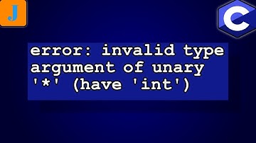 error: invalid type argument of unary 