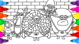 Famous Despicable Me 4 Assemble The Mega Minions Coloring Pages Profile