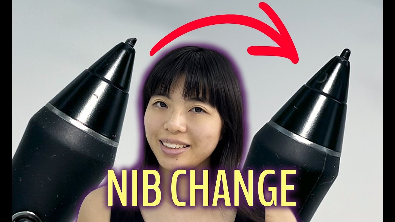 ART TIP: Wacom Cintiq 16 NIB REPLACEMENT | TUTORIAL | Extra Nibs in ...