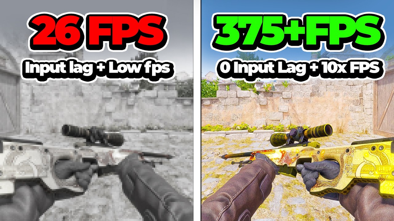 BEST CS2 SETTINGS AND OPTIMIZATION GUIDE (+300FPS) ✅