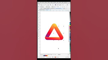 How to create gradient icon logo design #coreldraw #logodesign #corel #logo #skgraphic #shorts