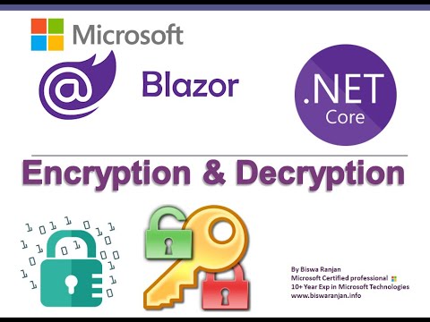 Encryption and Decryption using Blazor Application