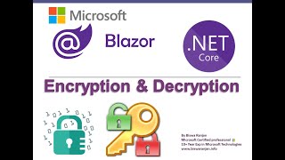 Encryption and Decryption using Blazor Application