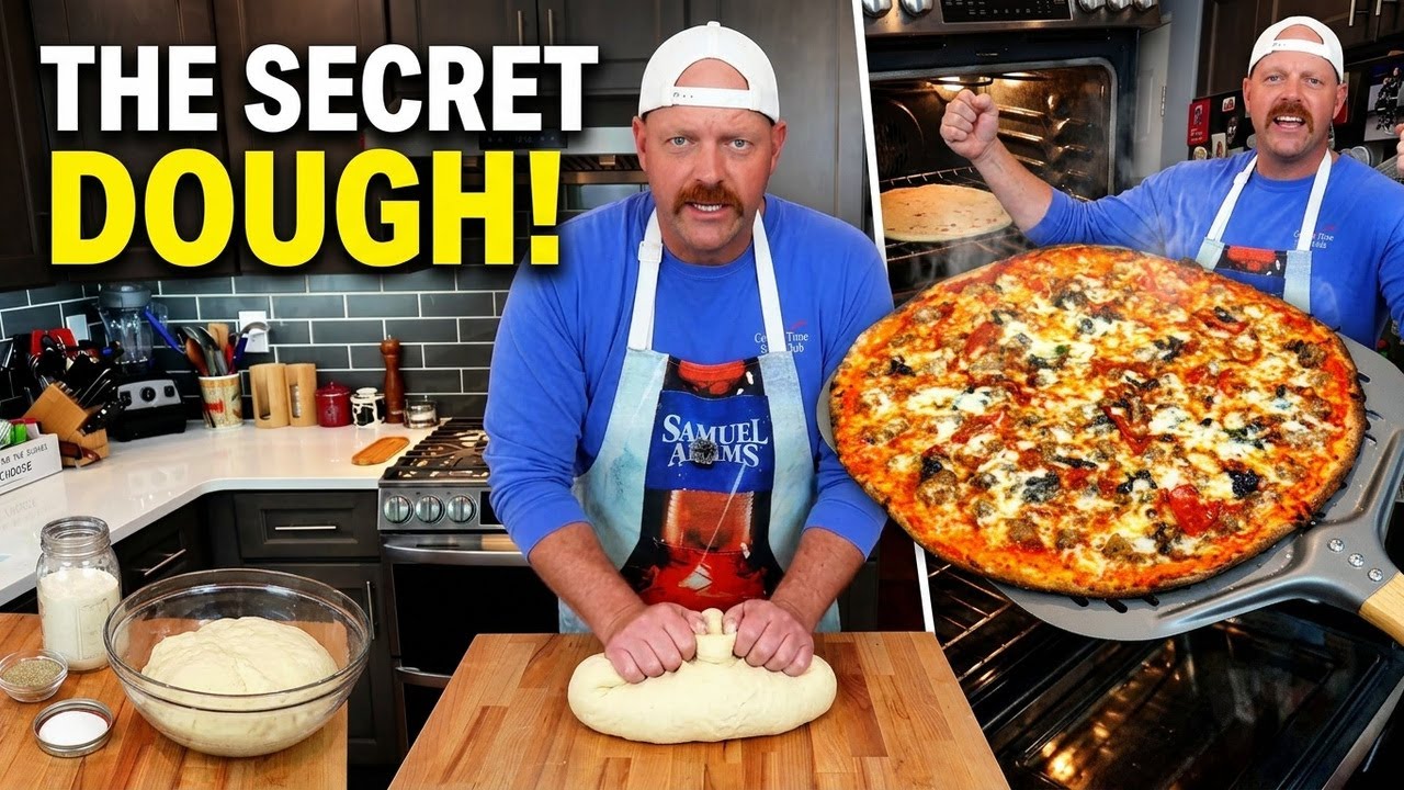 Chicago Tavern-Style Thin-Crust Pizza with Same-Day Dough