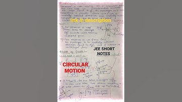 Revise with Best NOTES📚📖 of circular motion 😱😱 for #jee #viral #shorts  #shortnotes  #shortsfeed