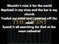 Macklemore - Neon Cathedral Ft. Allen Stone (Lyrics On Screen) (The Heist)