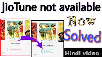 jio tune not available ko kaise set kare problem solved