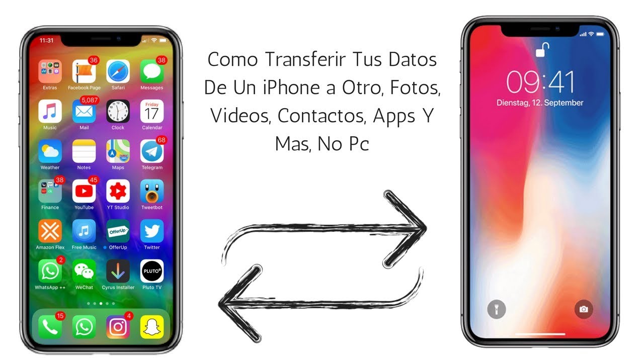 Como pasar los contactos de un iphone a otro