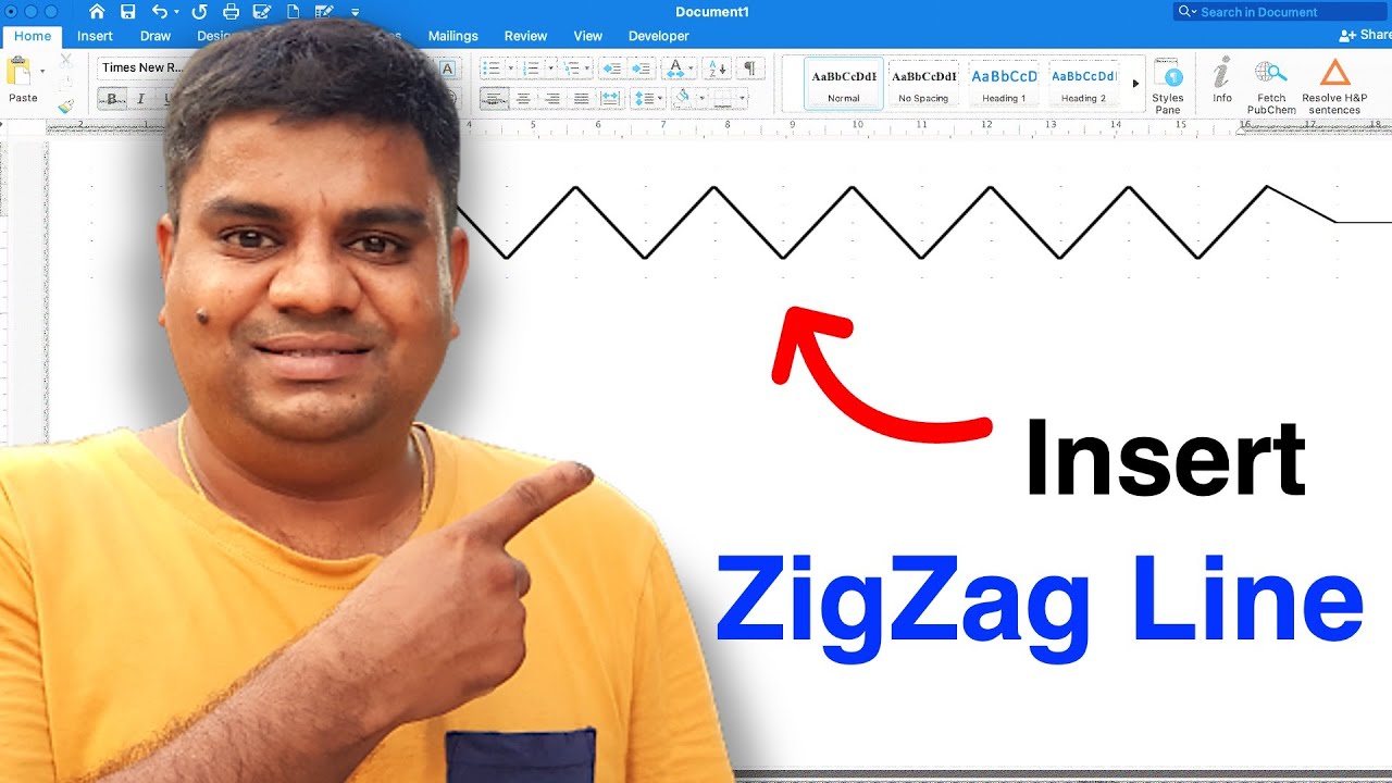 How to Draw a Zig Zag 