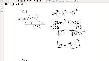 12.1 Pythagorean Theorem Classwork video