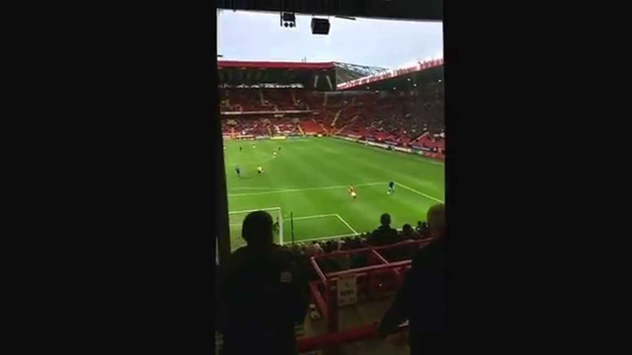 Lasse Vibe's goal for Brentford. Charlton 0-3 Brentford 2015