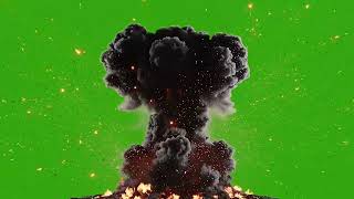 Explosion Pack 03 Green Screen (🔊SFX)