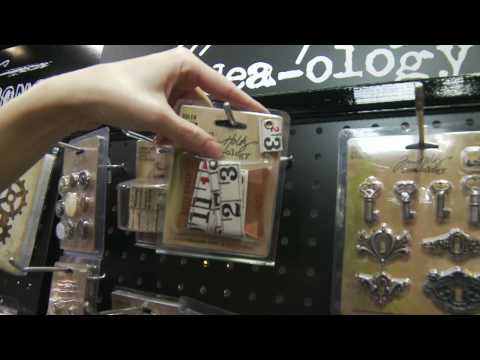 Tim Holtz's Newest Products for Paper Crafting and Scrapbooking at CHA 2010