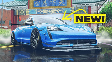 NEW Widebody Porsche Taycan Customization in Need for Speed Unbound!