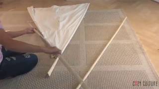 How To Set Up A Teepee | C❤ZY CULTURE