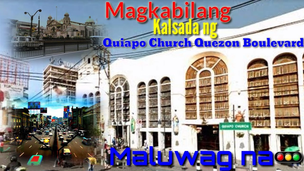 QUIAPO CHURCH QUEZON BRIDGEWala na ang mga vendors sa kalsada Lumuwag