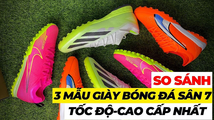 So sánh giày đá banh nhân tạp puma adidas nike năm 2024