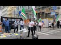 против русского террора.Акция протеста в Вене  из за убийства Россией чеченского блогера"Анзора"!