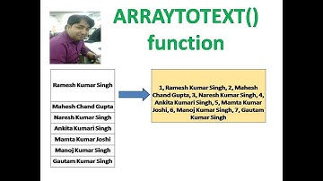 ARRAYTOTEXT function in Excel#ARRAYTOTEXT formula# Excel new formulas#array #arraytotextformula