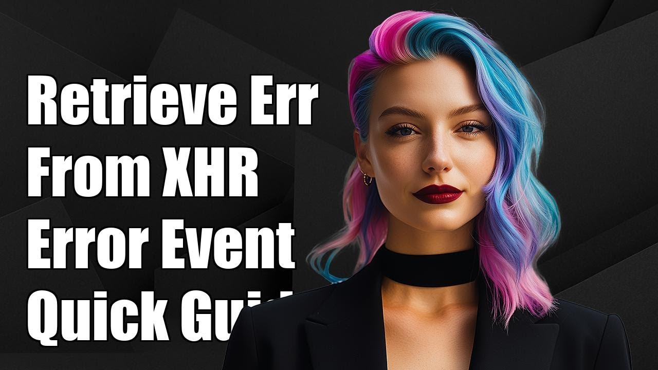 How to Retrieve Error Information from XmlHttpRequest Error Event - YouTube
