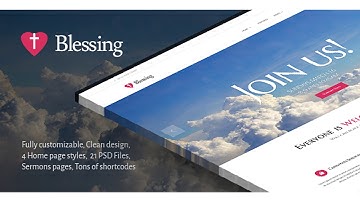 Blessing | Clean Responsive Religion Theme | Themeforest Website Templates and Themes