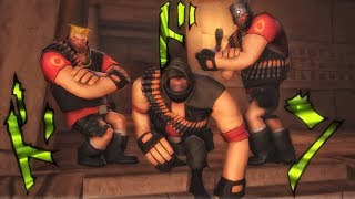 TF2: Три Полубога Против Армии Наемников!