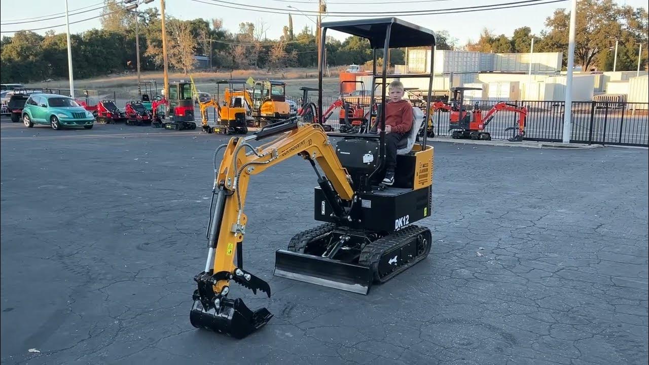 2023 DLK DK12 Mini Excavator YouTube