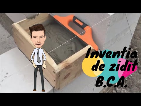 Inventia de zidit BCA - Masonry machine