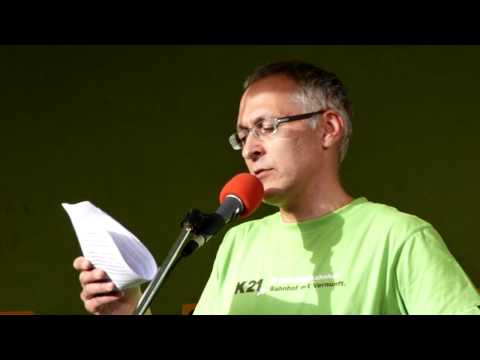 Gerhard Pfeifer (BUND) - 71. Montagsdemo gegen Stu...