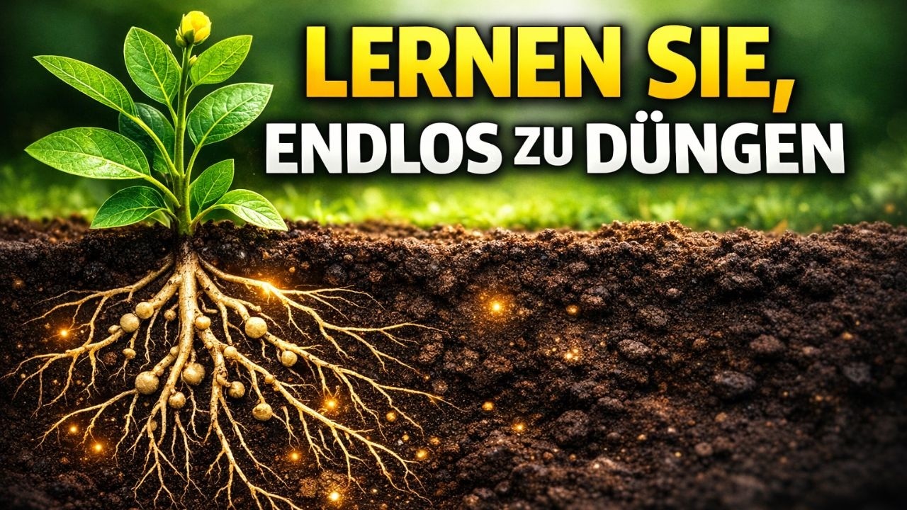 Pflanze EINMAL – und benutze nie wieder chemischen Dünger!