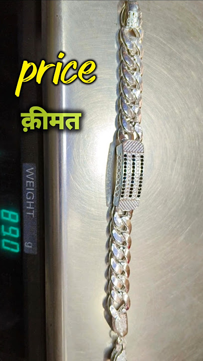 silver bracelet for men 🧿😲 #breslets