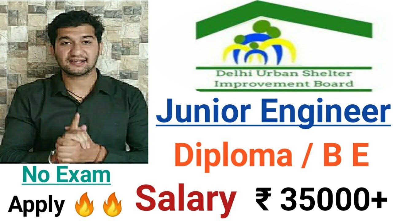 DUSIB Recruitment 2020 | Junior Engineer Job | No Exam | Merit Basis | Civil Engineer Job Update