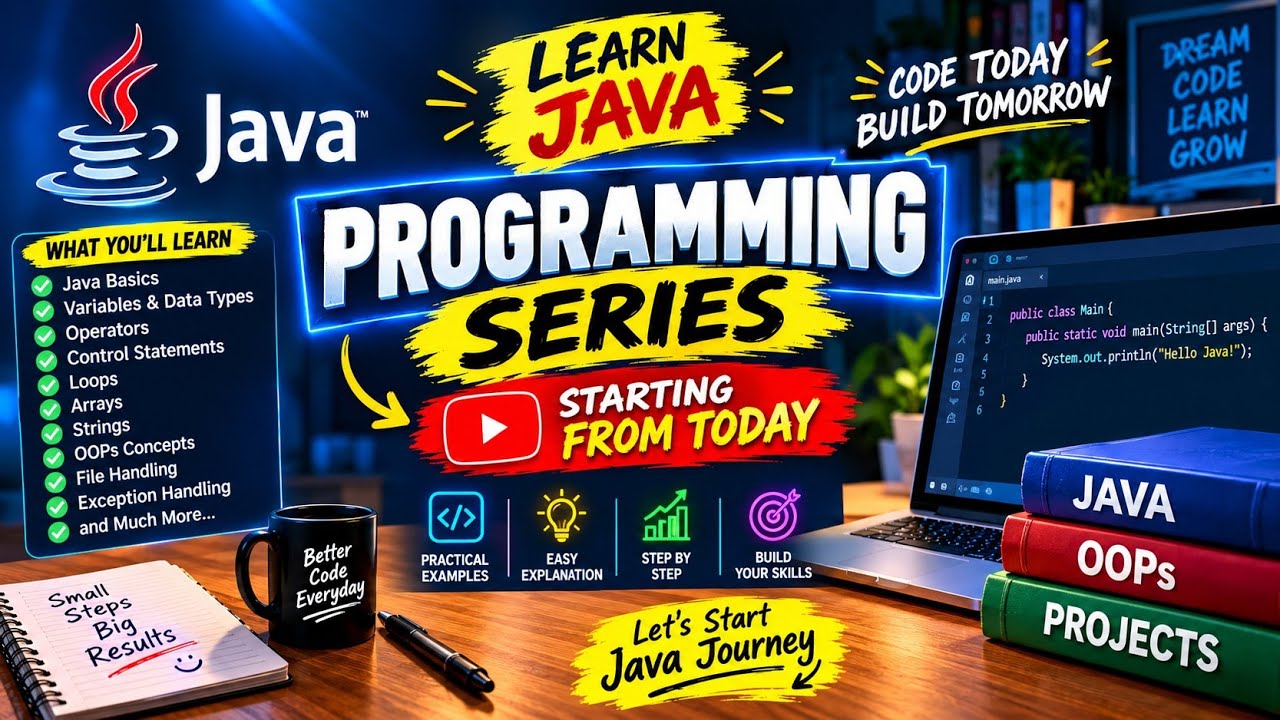🚀 Java Programming Full Course | Complete Java Tutorial for Beginners ...