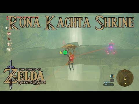Vídeo: Zelda - Rona Kachta E A Solução Do Templo Esquecido Em Breath Of The Wild