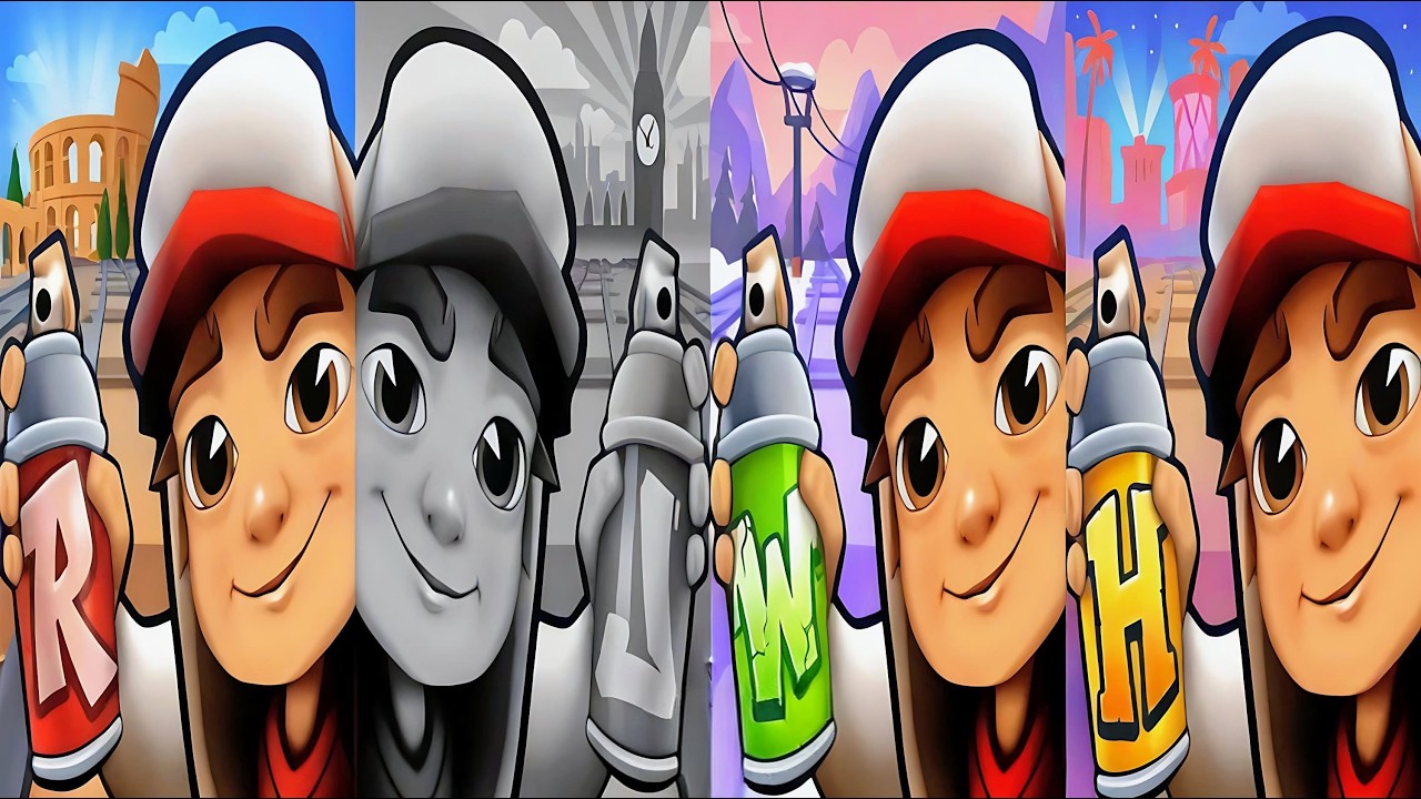 Subway Surfers : Rome 2026 🆚 London Lucky Creatures 2026 🆚 Winter Xtreme 2026 🆚 Hollywood 2026