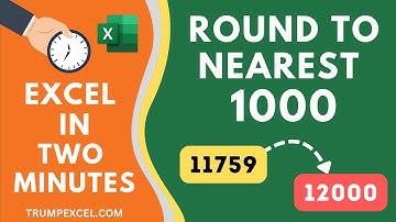 ✨ Clever Number Formatting Trick to Round to Nearest 1000 in Excel