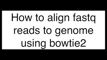 Align fastq reads to the genome