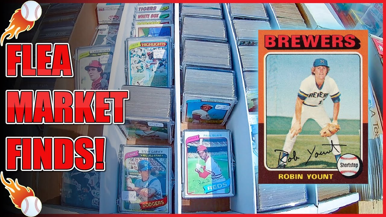 Flea Market Baseball Card Hunting! Robin Yount RC, LeBron James