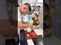 Dad Trying to Cook While Toddler Supervises #shorts #family #cute #dadlife