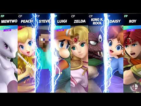 【第35試合】 スマブラSP amiibo & CP 大乱闘 【8人対戦】