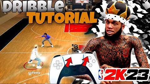 NBA 2K23 DRIBBLE TUTORIAL + BEST PLAYMAKING BADGES YOU WILL BECOME 100x FASTER IN A DAY 😈