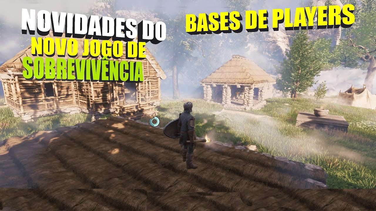 NOVIDADES DO NOVO JOGO DE SOBREVIVÊNCIA QUE ESTÁ VINDO E VAI VICIAR MUNDO  ABERTO BASE E +Enshrouded em 2023