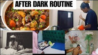 After Dark Evening Routine Of A Stay At Home Mom With A Toddler \/\/ Cook + Cleaning \/\/ Night Routine
