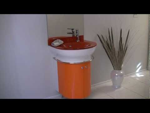 fresca-calmo-24"-orange-modern-bathroom-vanity-w/-built-in-light-&-glass-countertop---fvn5060or