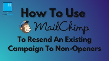 How to use MailChimp to resend an existing campaign to non-openers