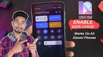 How To Enable Daily Data Usage Option In MIUI 12 Control Center On Any Xiaomi Phone | mfs_family