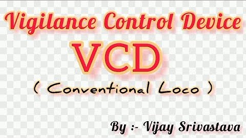 VCD in Conventional electric loco