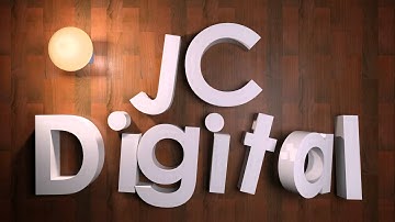 JCDigital Text Fall Animation - Autodesk 3dsMax & Physx